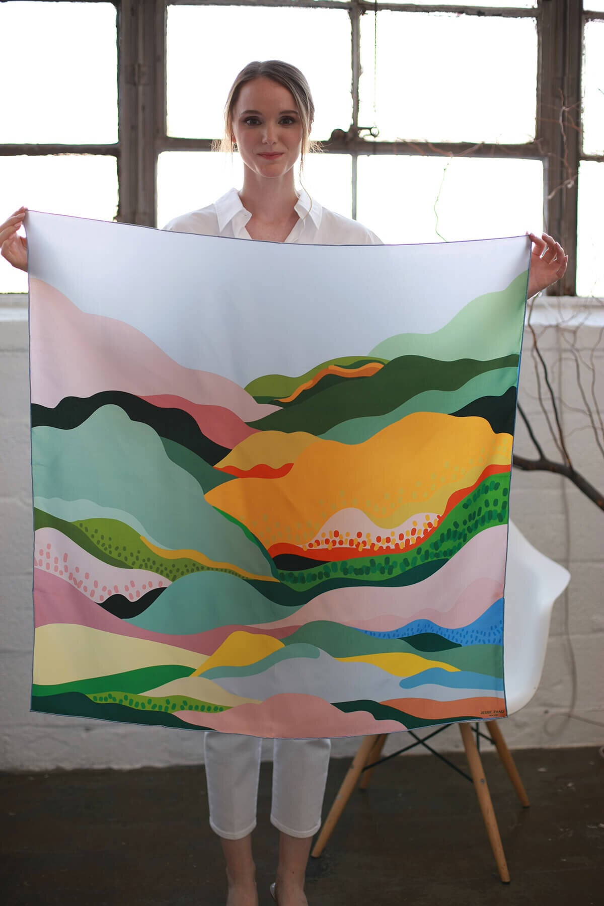 Silk Scarf of Spring