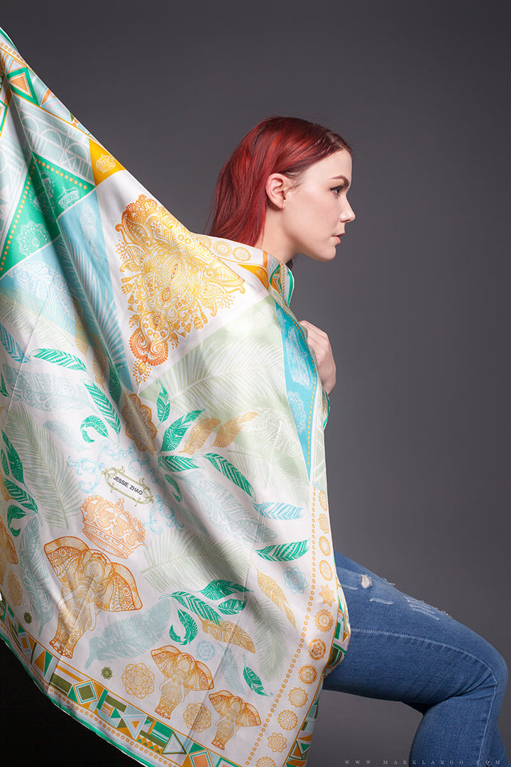 Silk Scarf of Autumn Memory