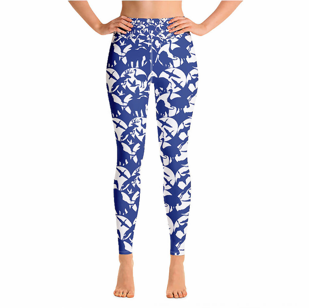 High Waist Yoga Leggings Animal World