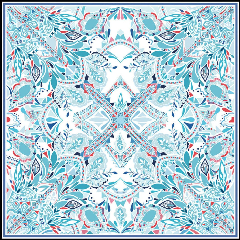 Silk Scarf Ocean