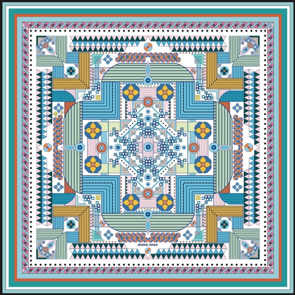 Silk Scarf Reconstruction Shapes